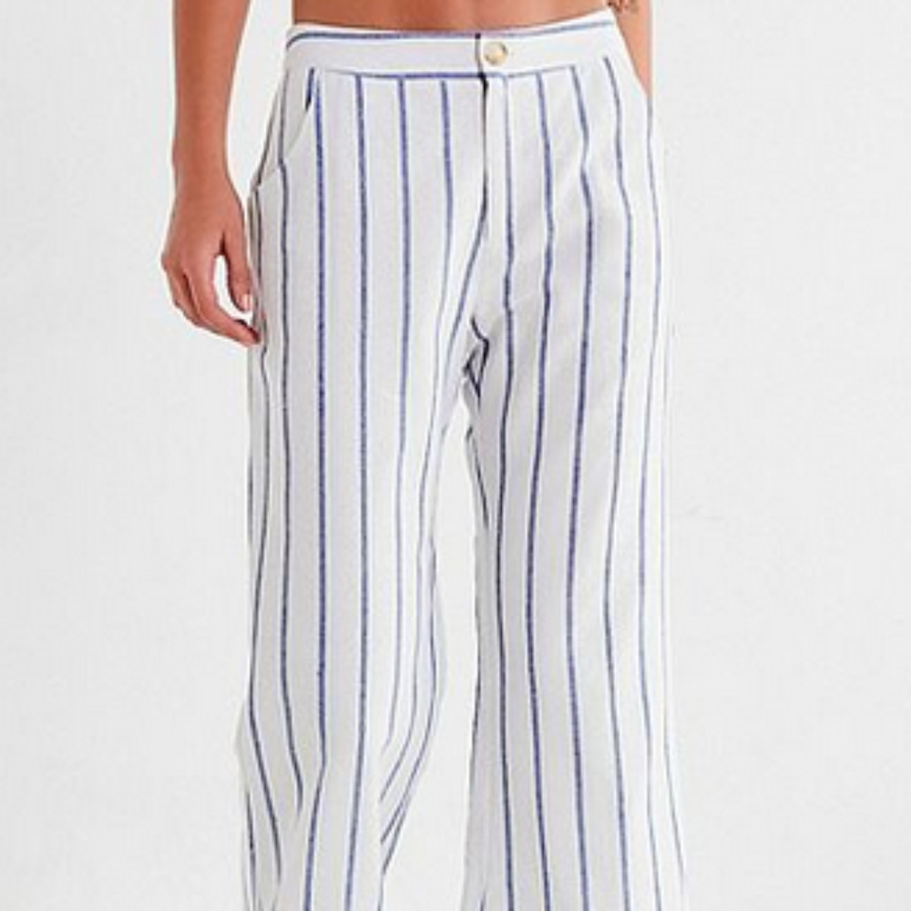 NEW- Urban Outfitters Striped Flare Pants